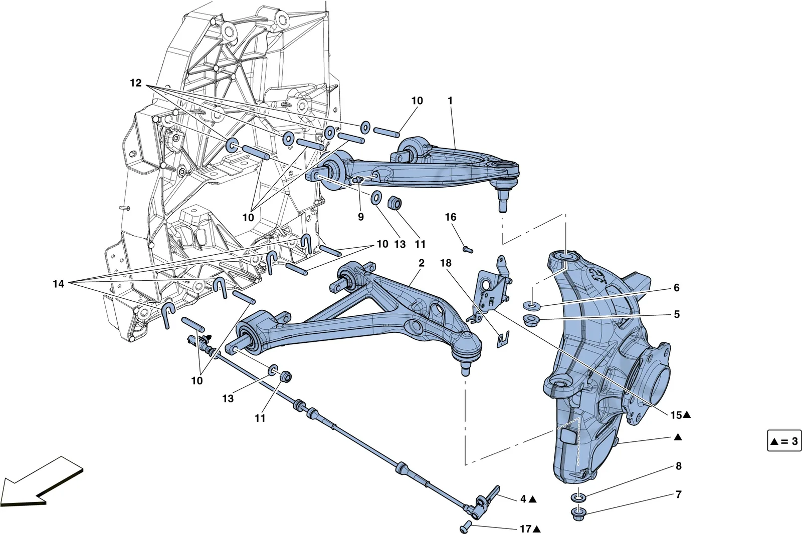 Front Suspension - Arms