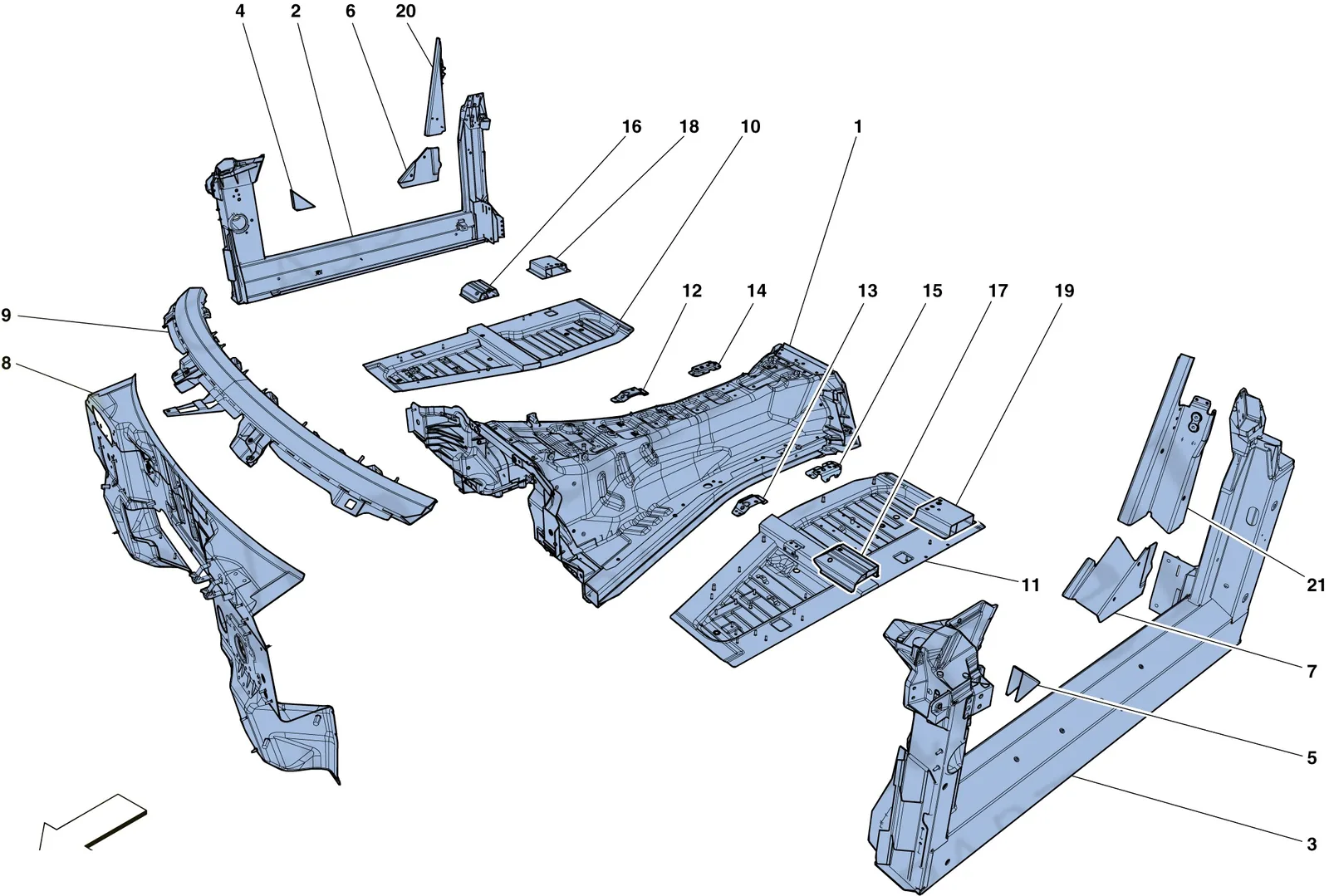 Structures And Elements, Centre Of Vehicle