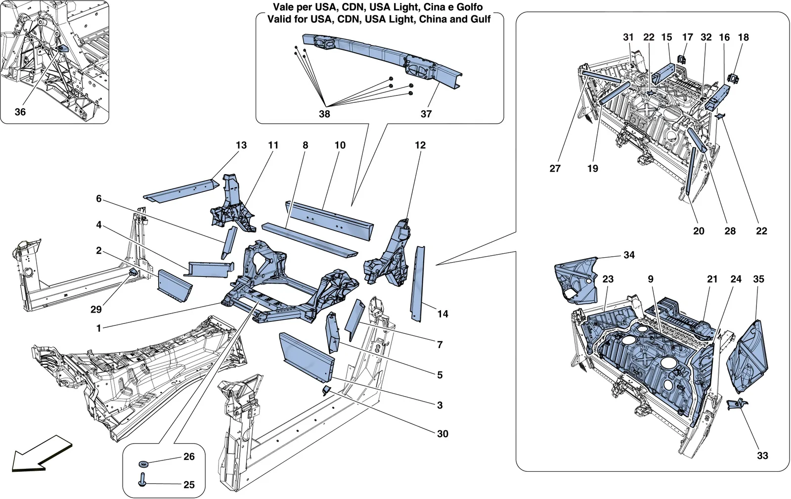 Structures And Elements, Rear Of Vehicle