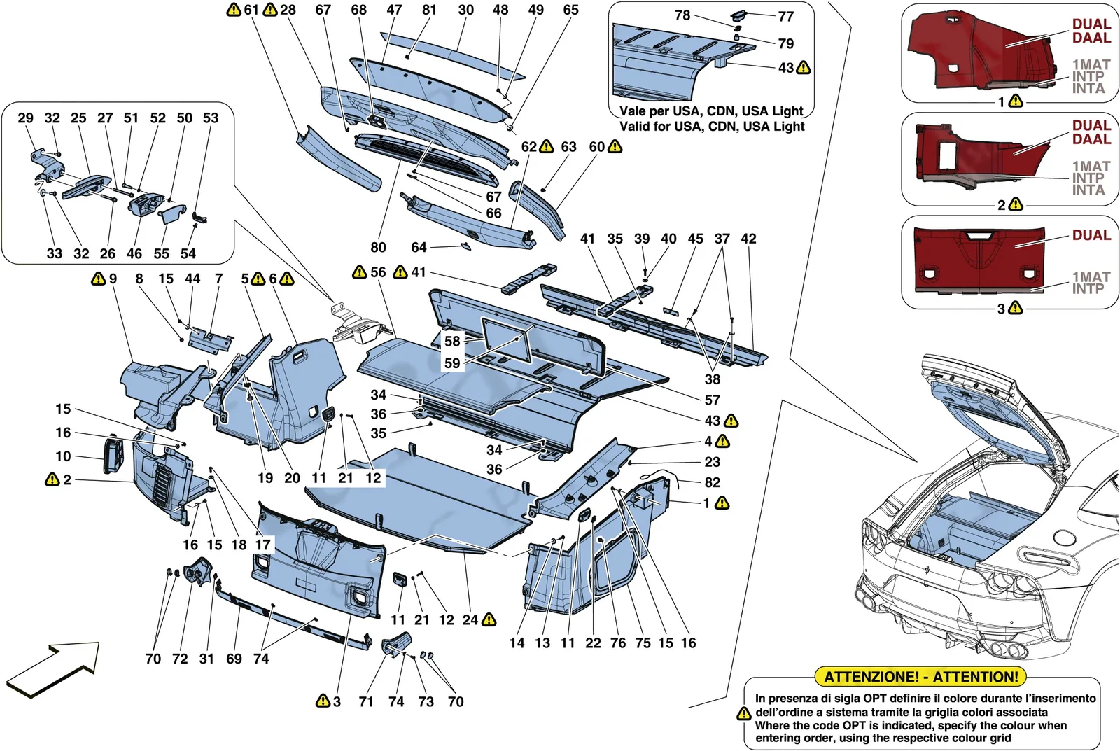 Luggage Compartment Mats