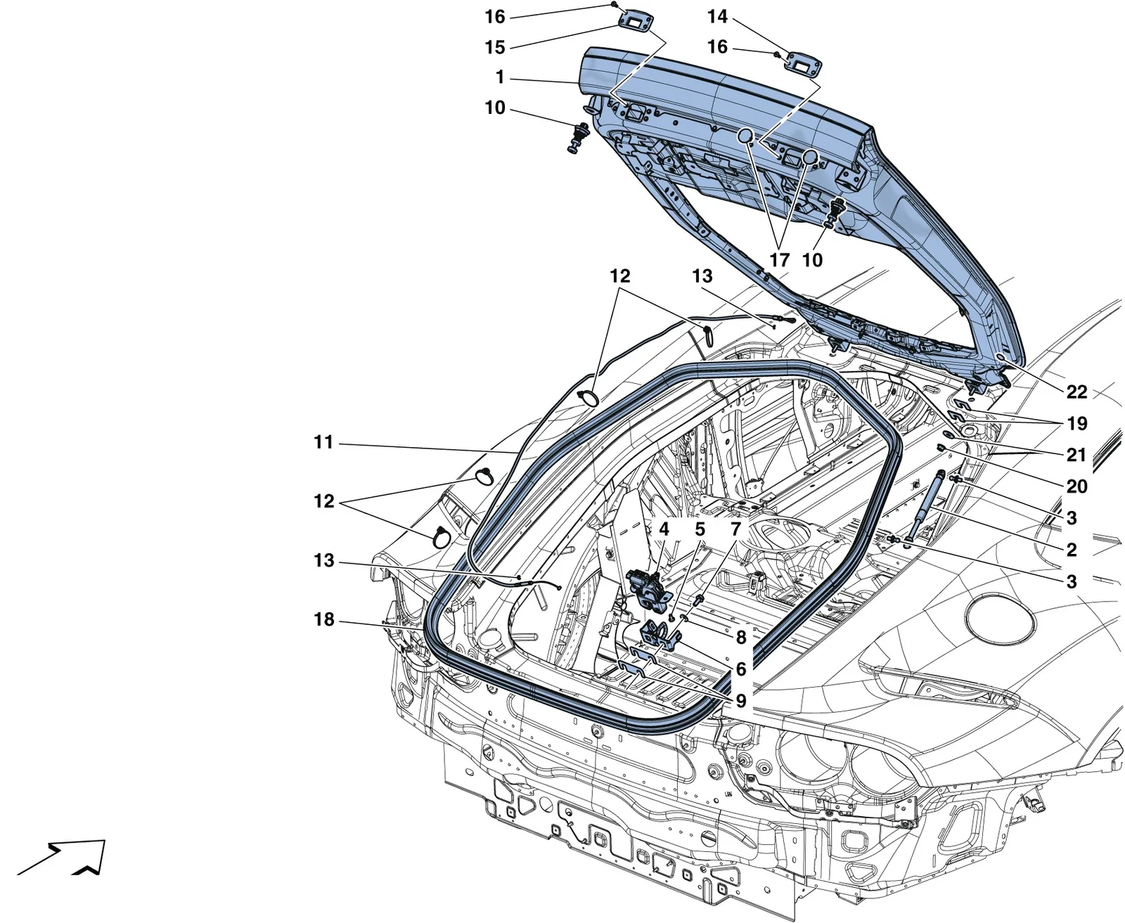 Rear Lid And Opening Mechanism