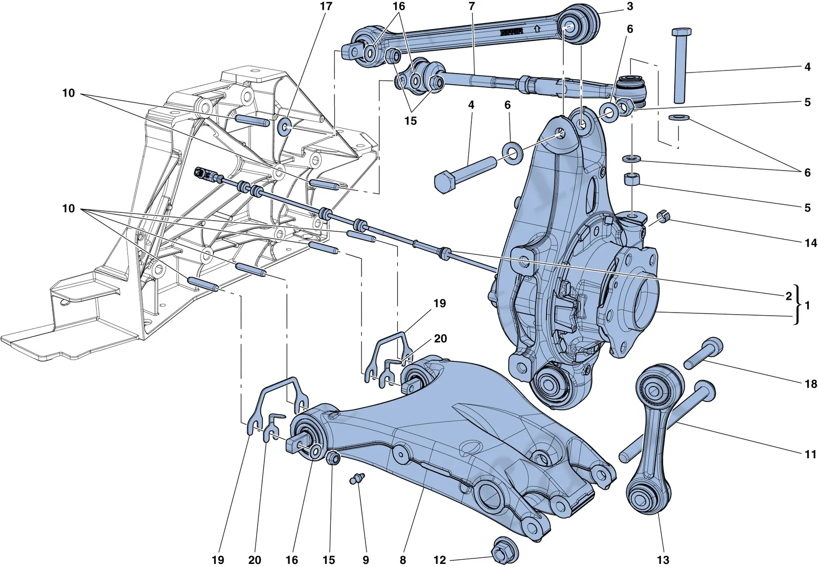 Rear Suspension - Arms