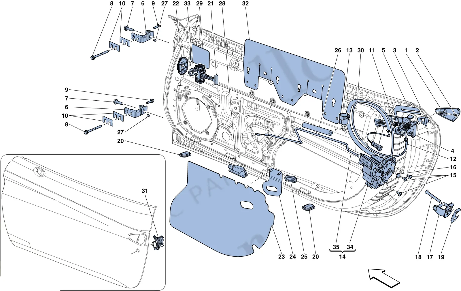 Doors - Opening Mechanisms And Hinges