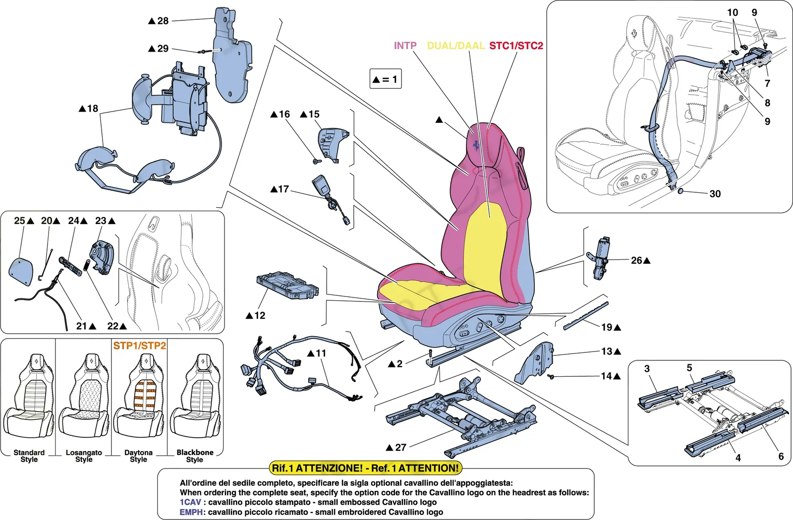 Front Seat - Seat Belts
