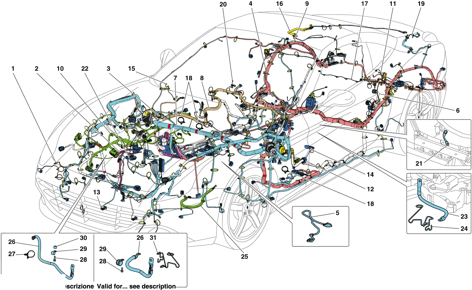 Main Wiring Harnesses