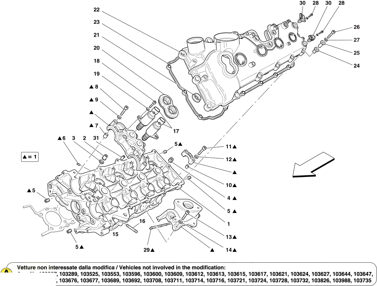 Left Hand Cylinder Head