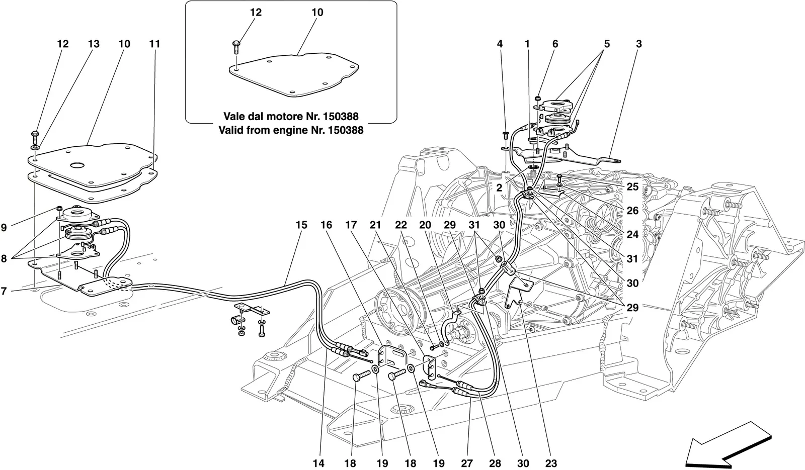 Manual Dct Gearbox Lock Release Control