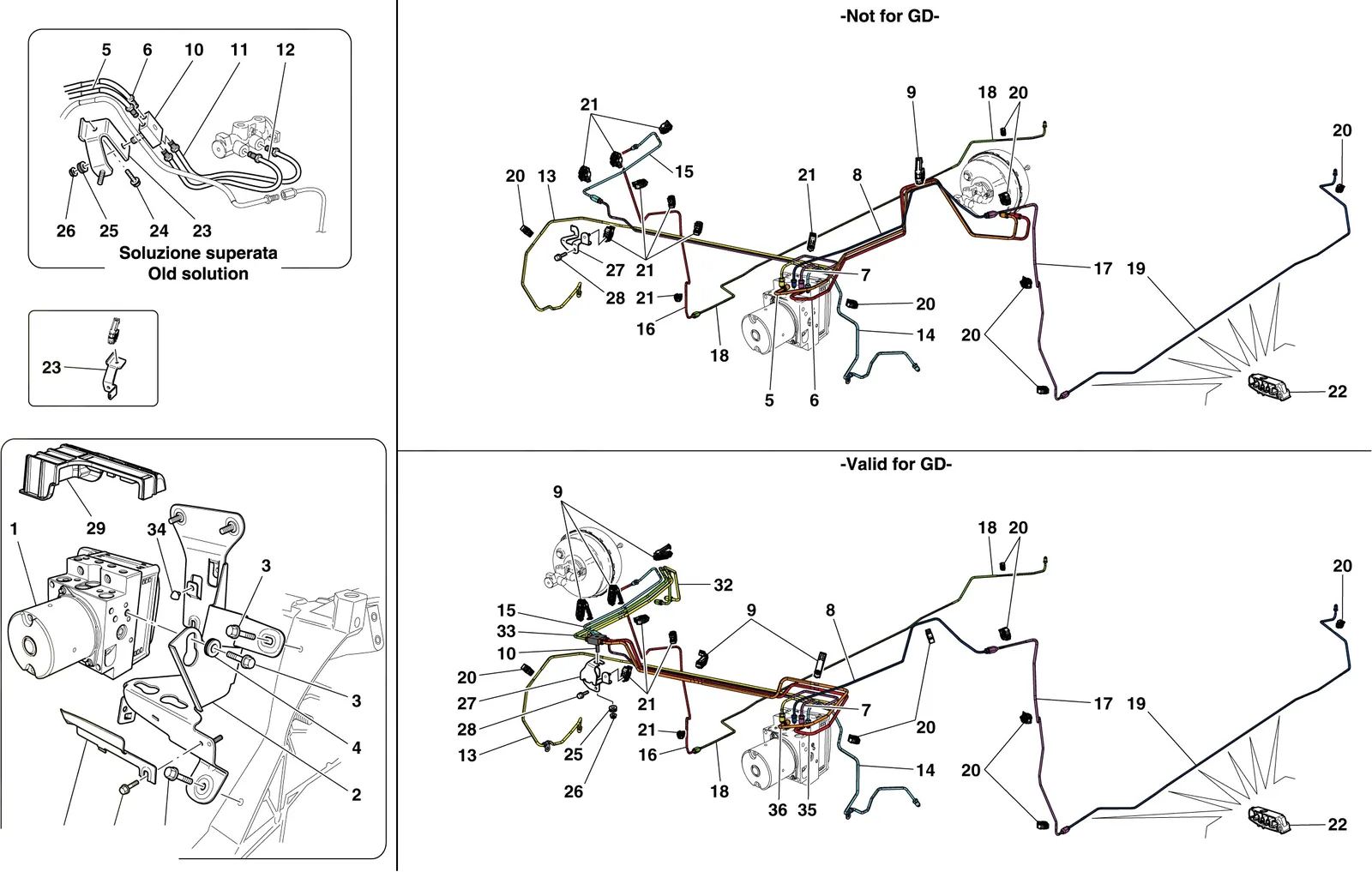 BRAKE SYSTEM -Not applicable for GD-