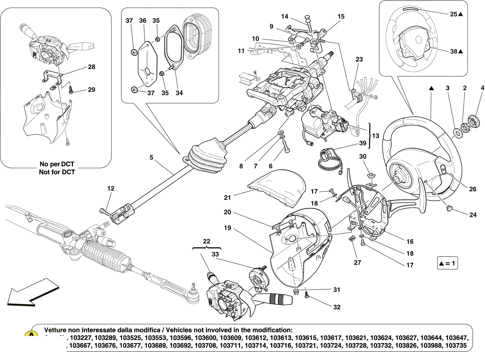 Steering Column Assembly And Steering Wheel