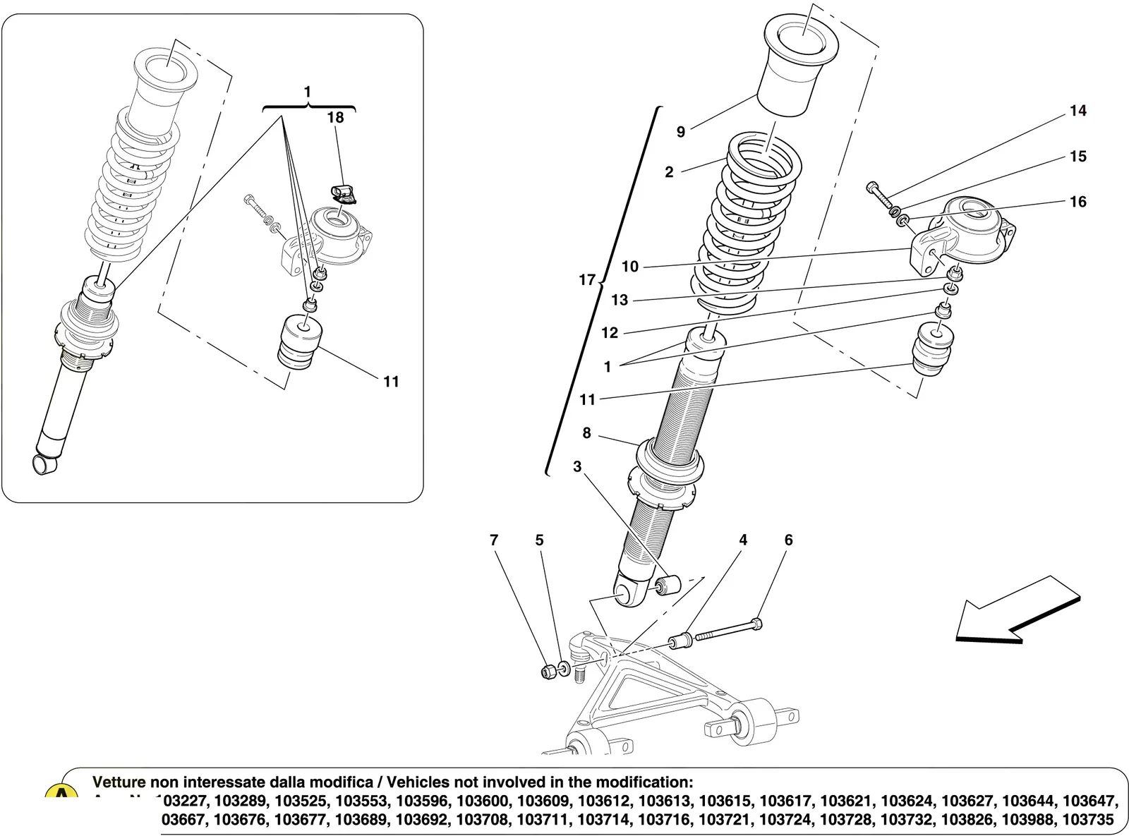 Front Shock Absorber Components