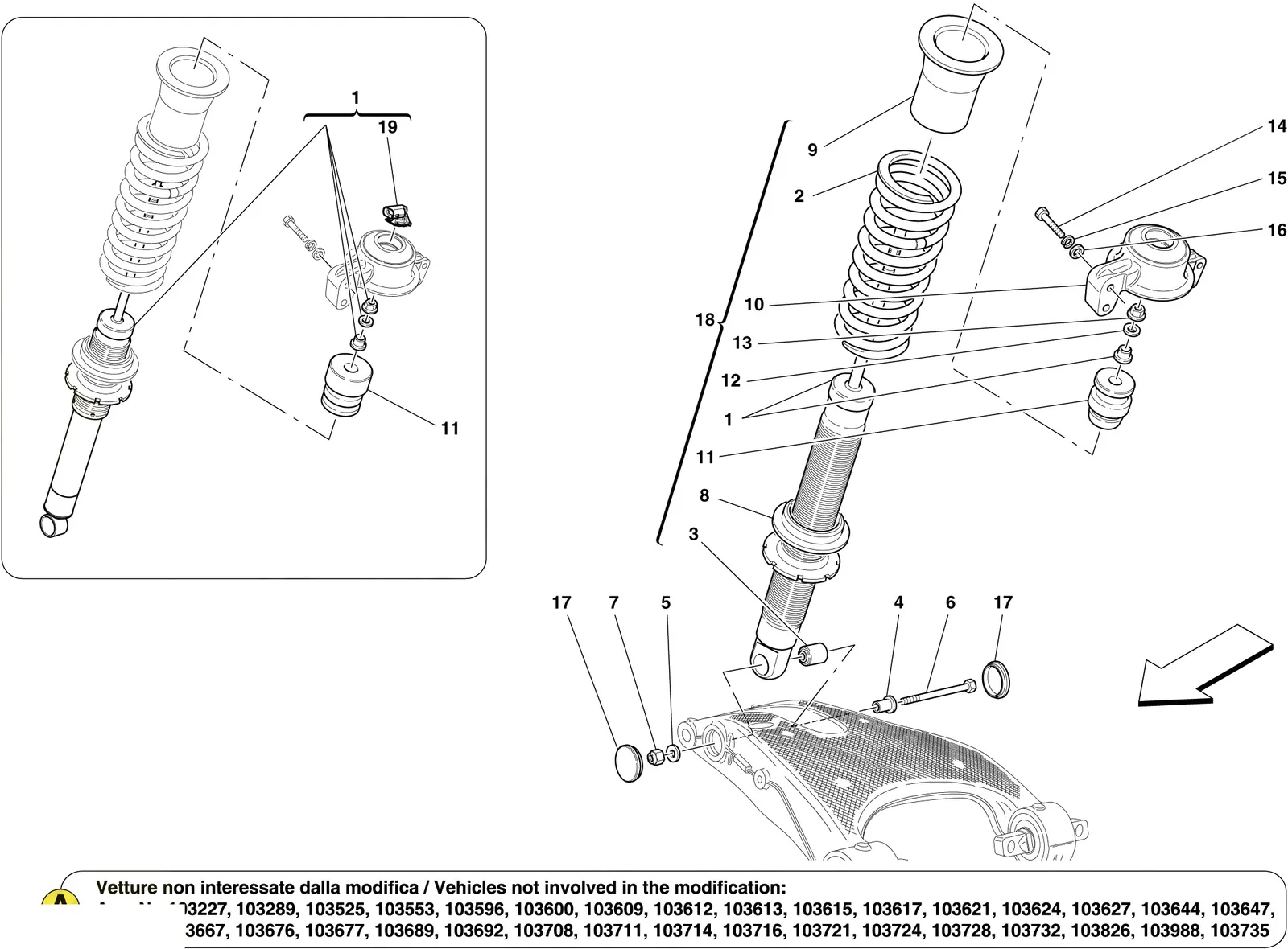 Rear Shock Absorber Components