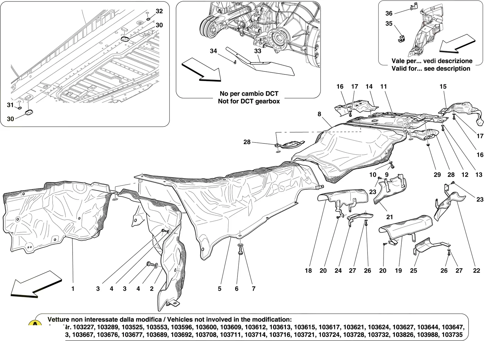 Heat Shields In Vehicle