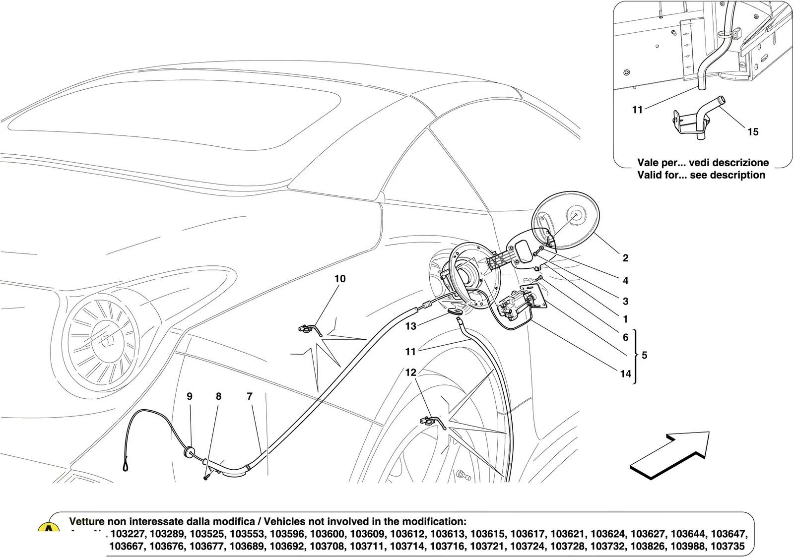 Fuel Filler Flap And Controls