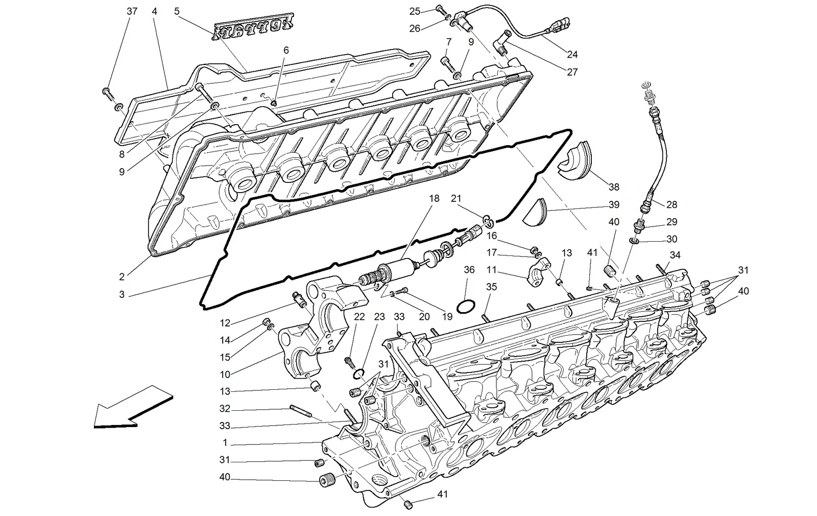 R.H. Cylinder Head