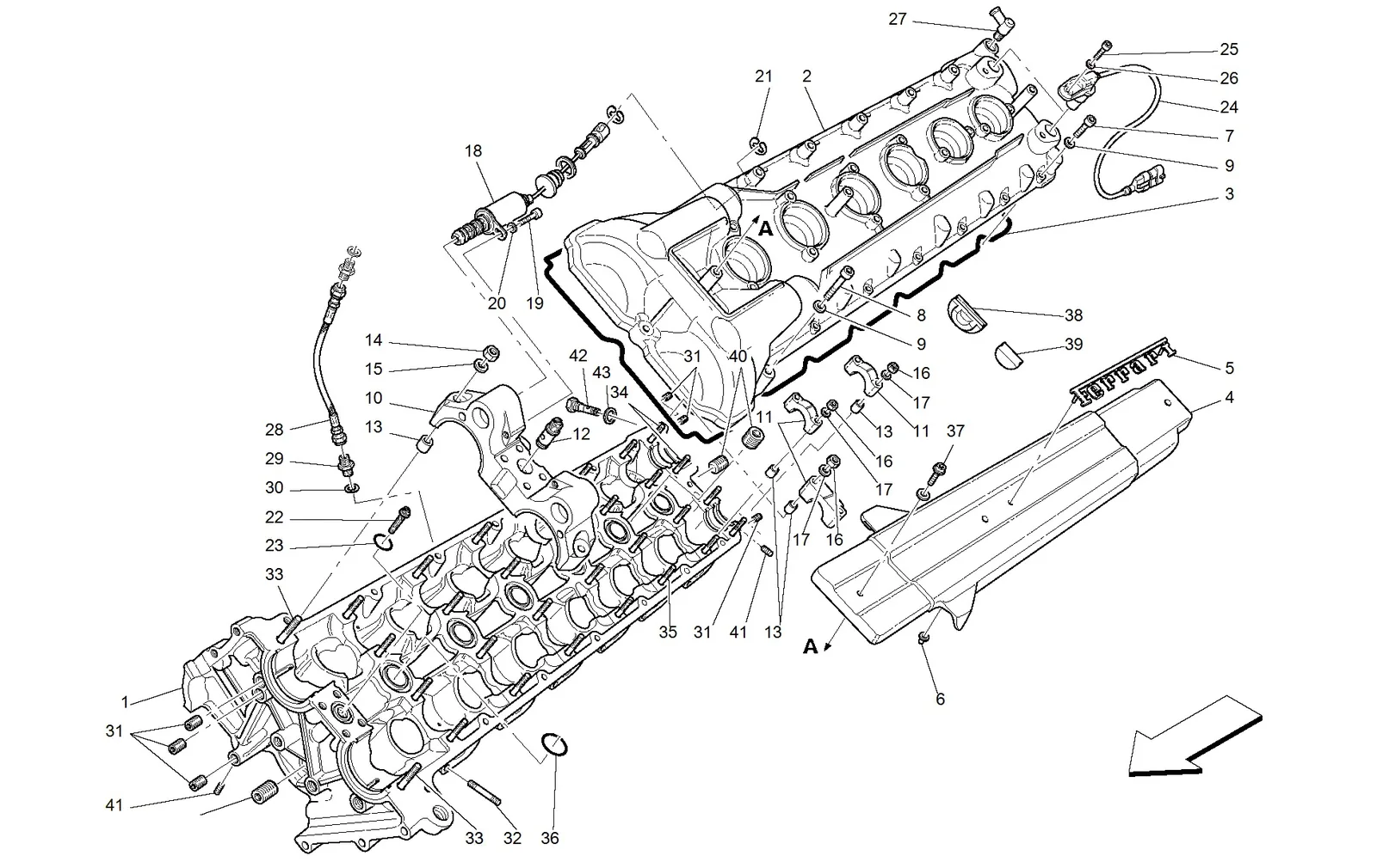 L.H. Cylinder Head