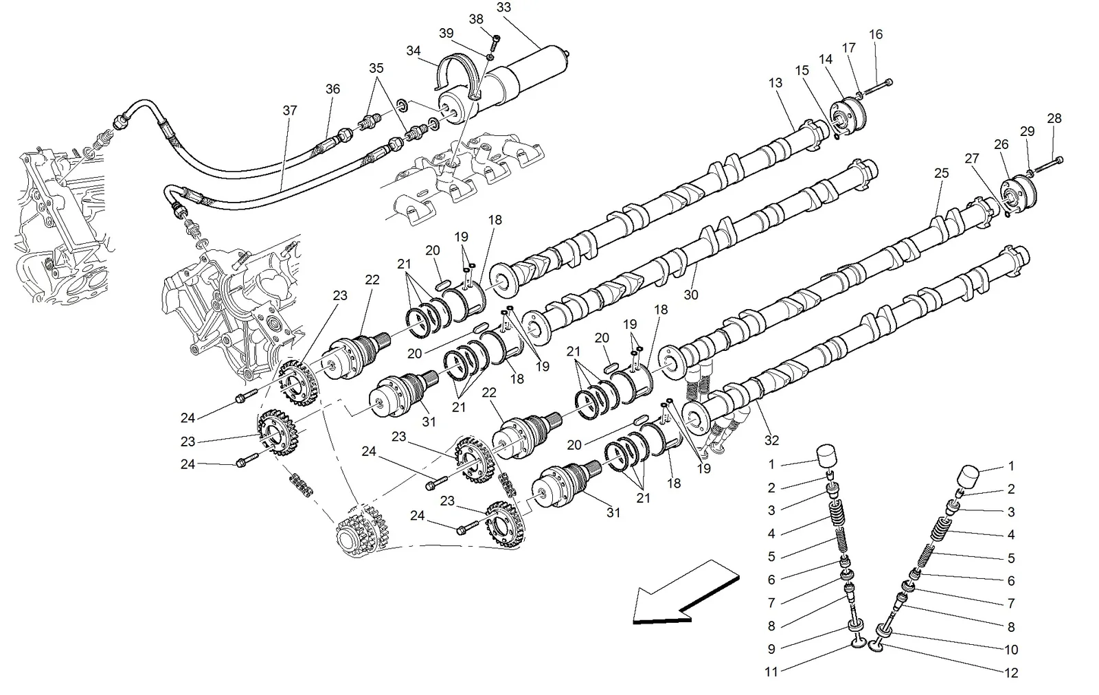 Timing - Tappets And Shafts