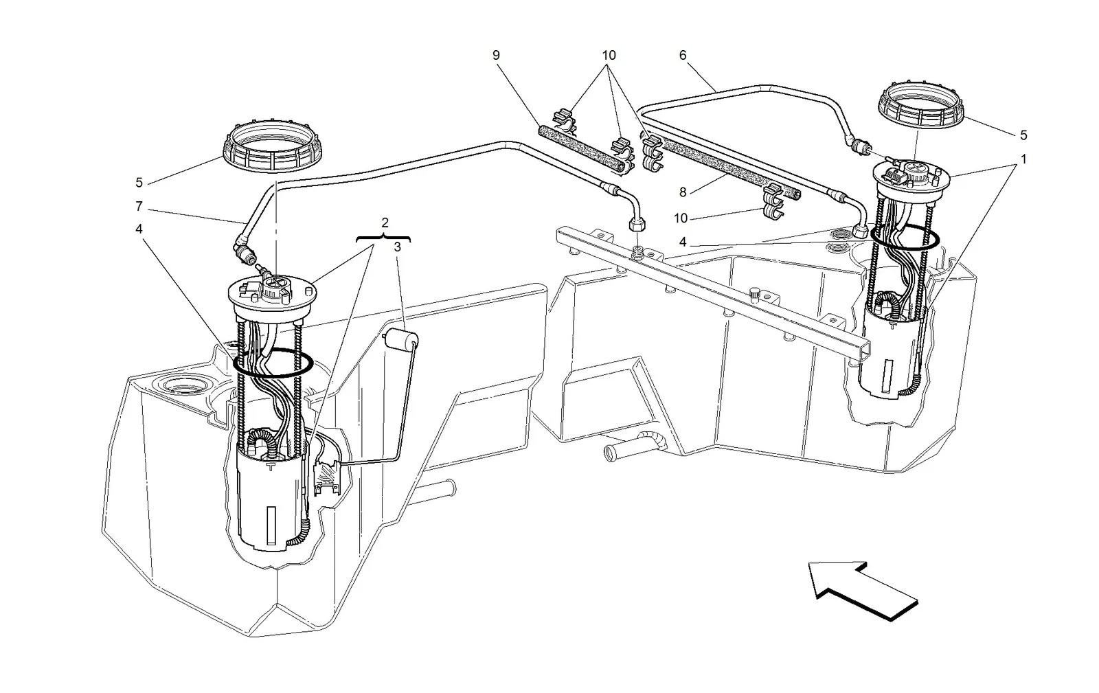 Fuel Pumps And Pipes