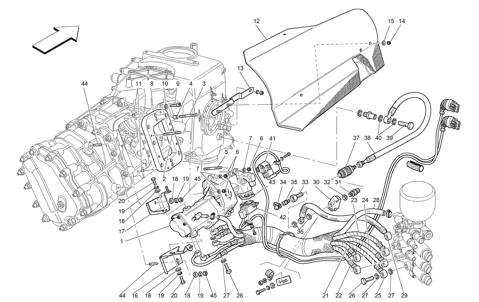 F1 Clutch Hydraulic Control
