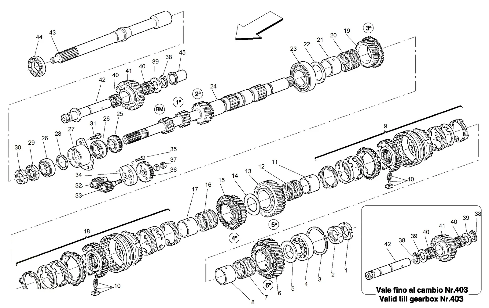 Main Shaft Gears