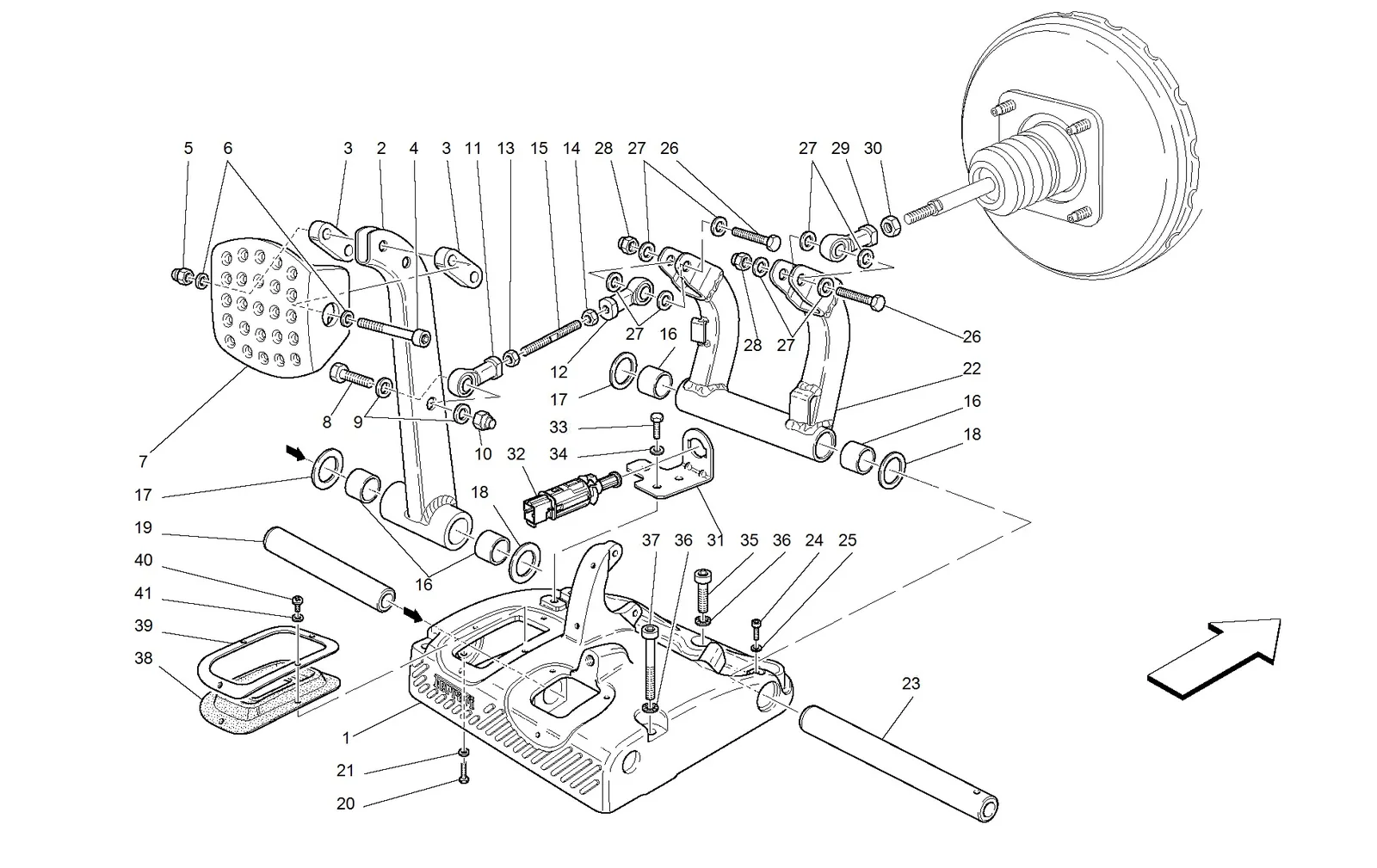 Pedals - Brake Pedal