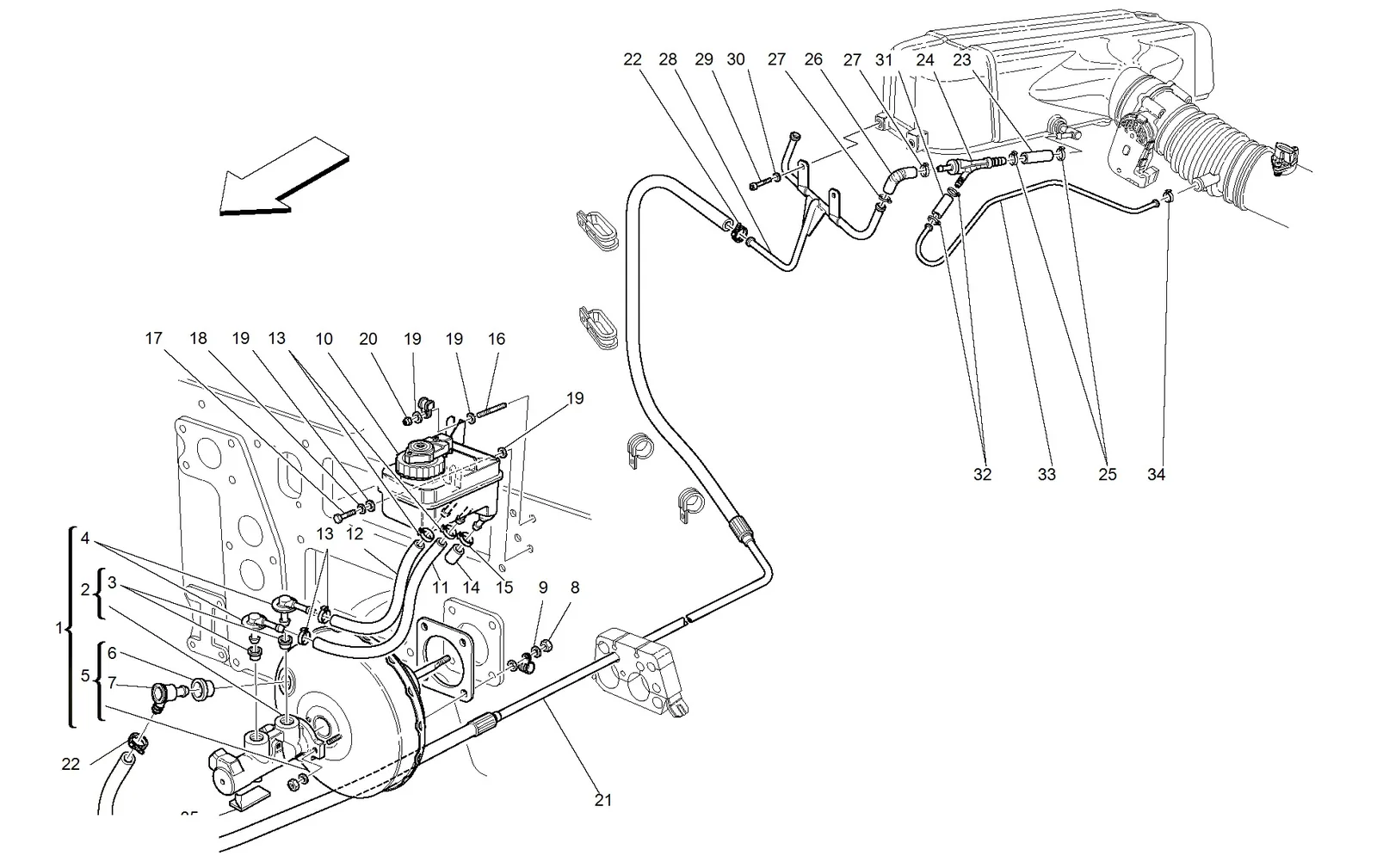 Brakes Hydraulic Controls And Brake Booster System
