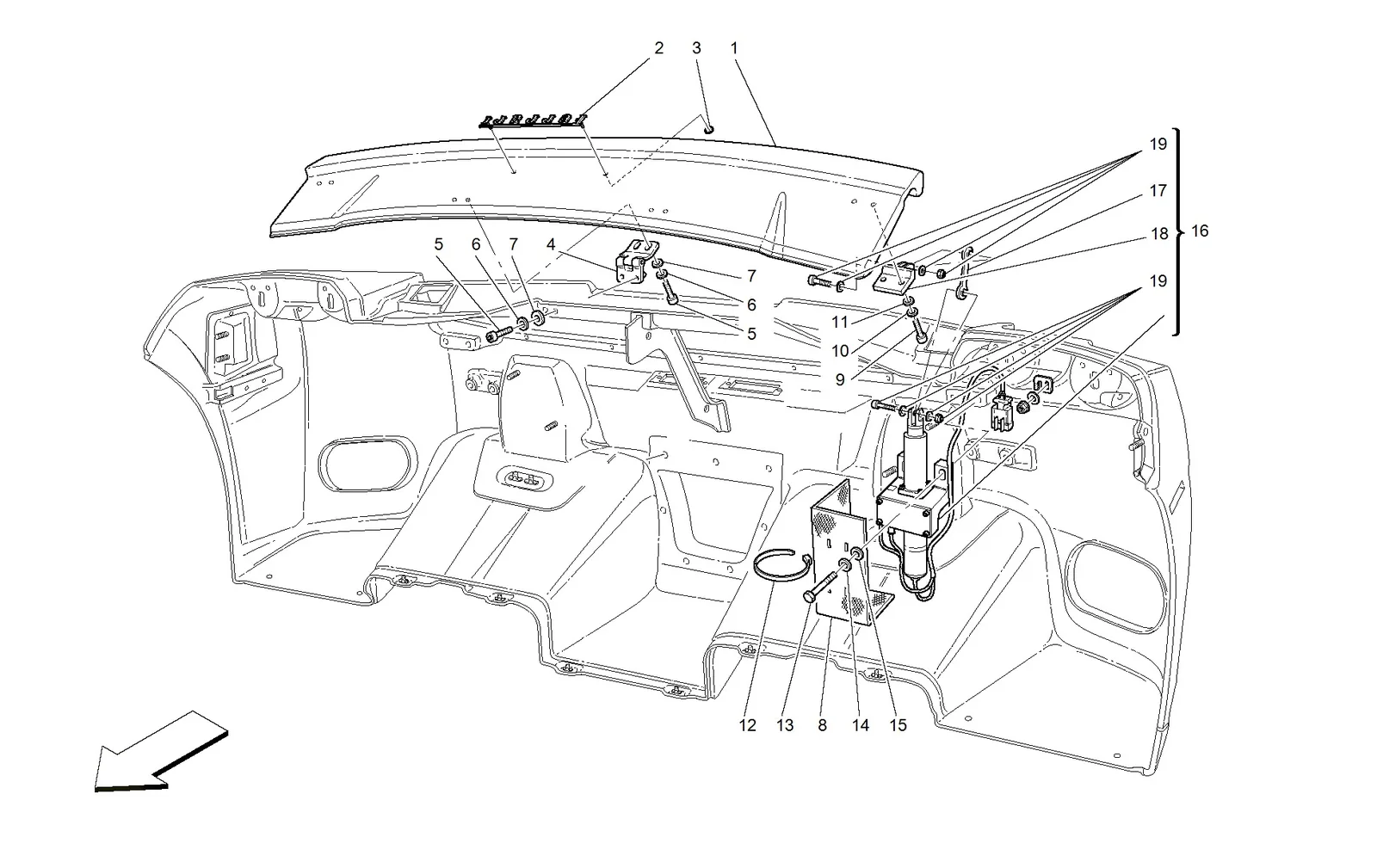 Rear Movable Stabilizer
