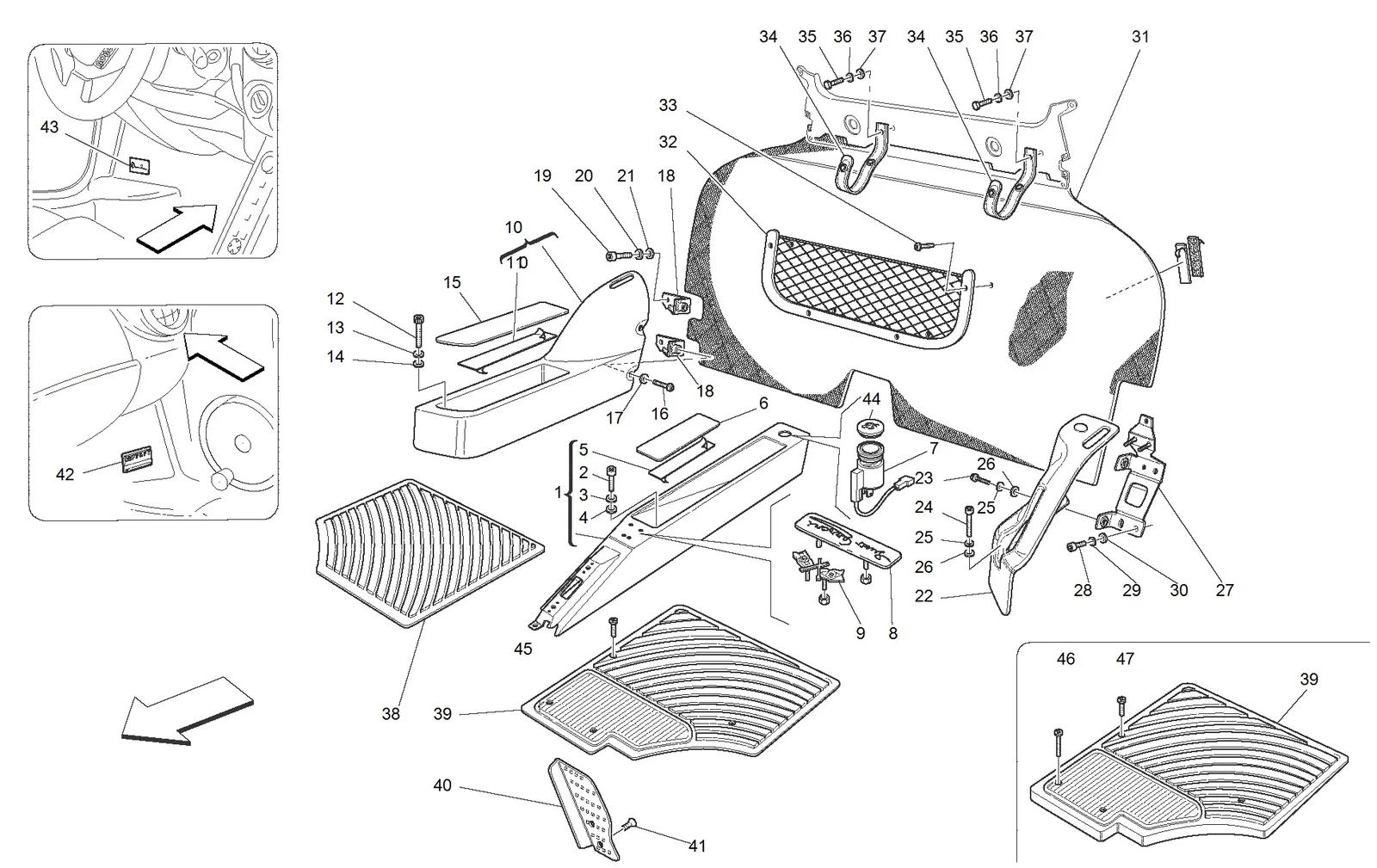 Passengers Compartment Upholstery And Accessories