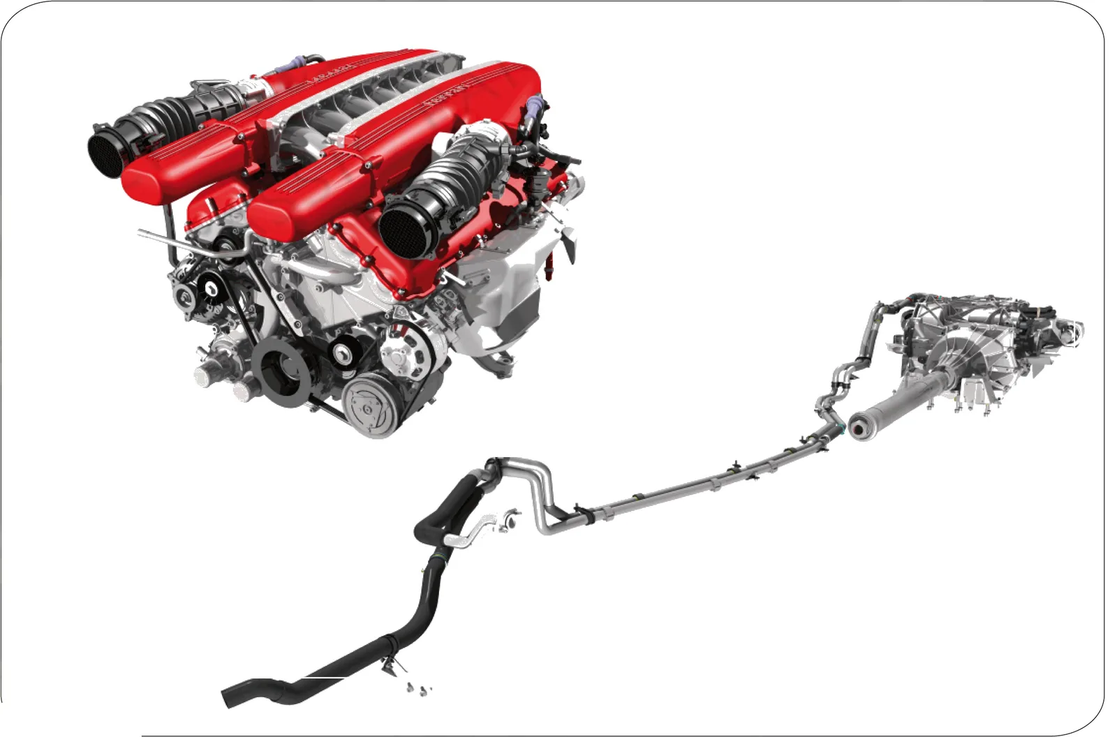Ferrari F12 Berlinetta Spare Assembly Units exploded diagram
