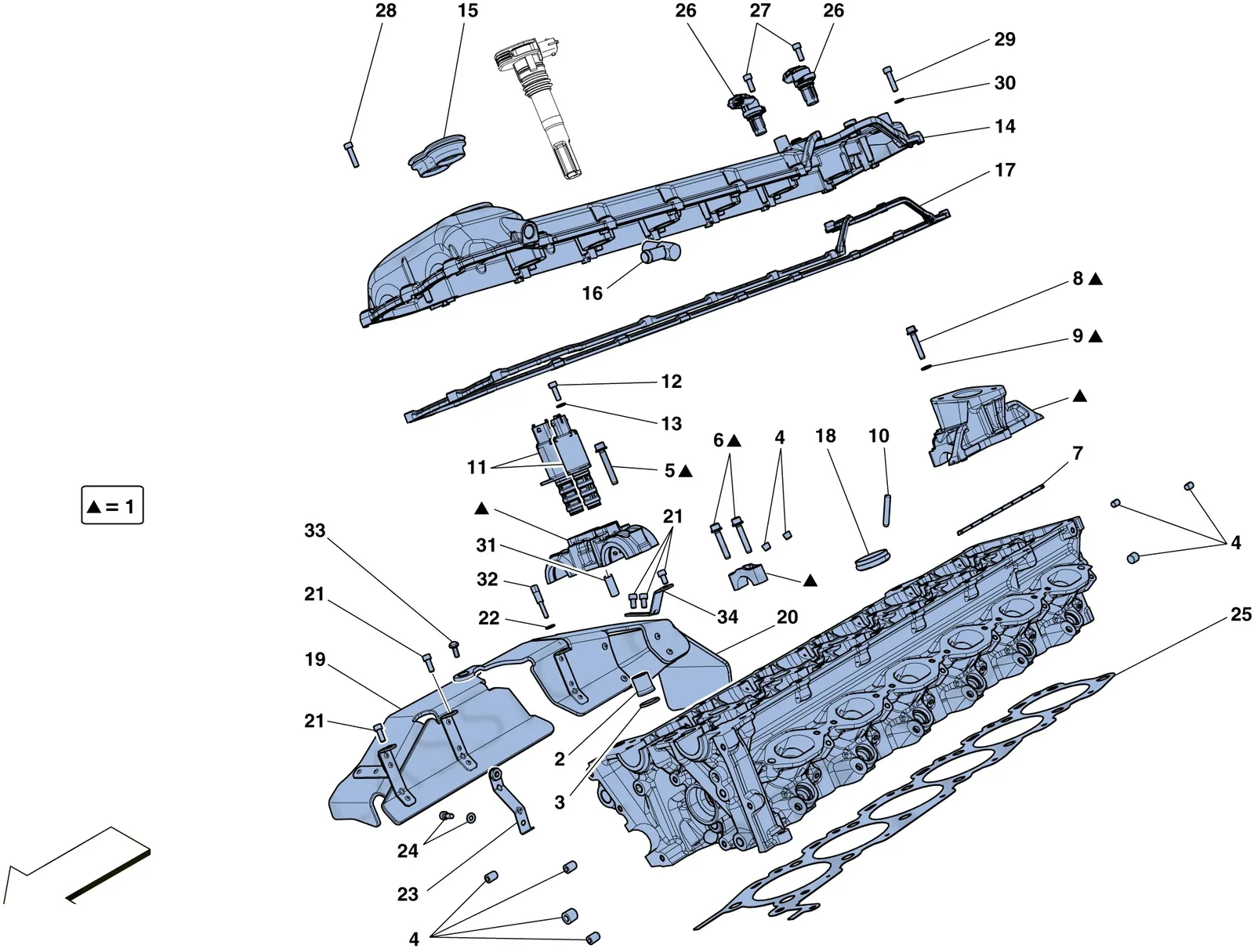 Right Hand Cylinder Head