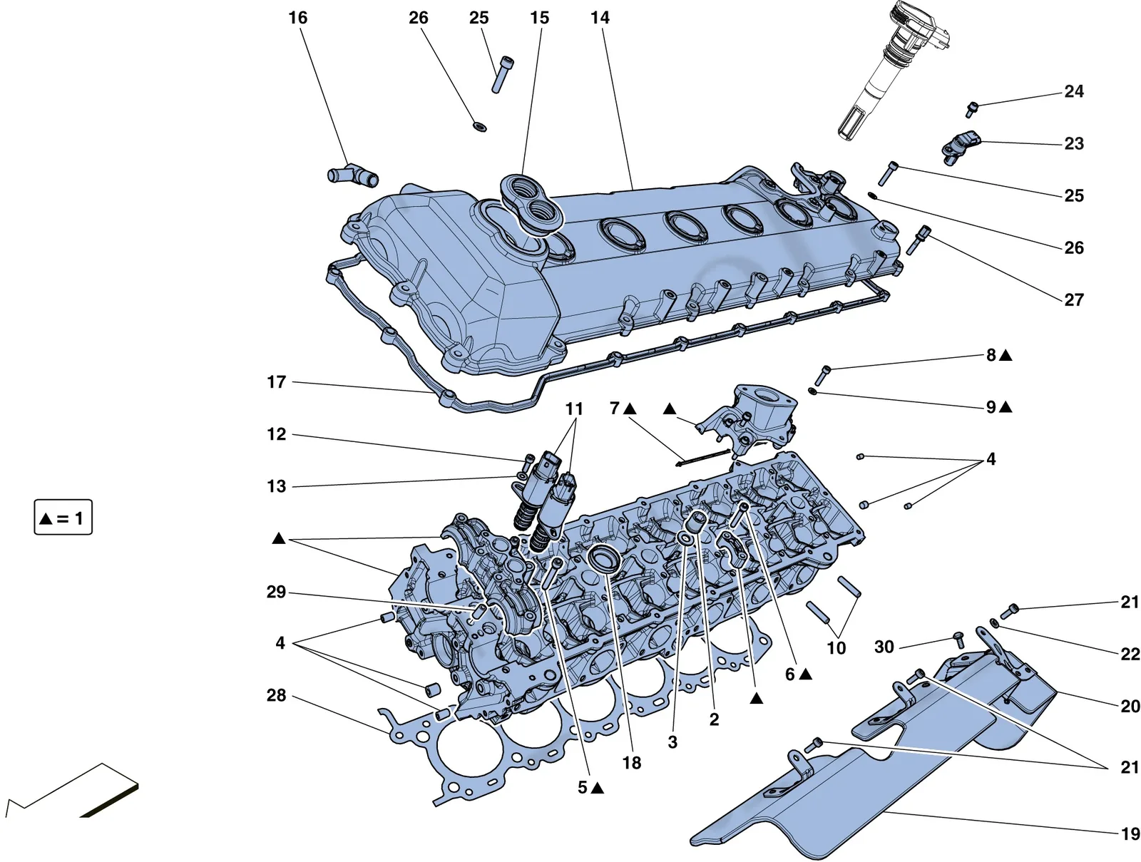 Left Hand Cylinder Head