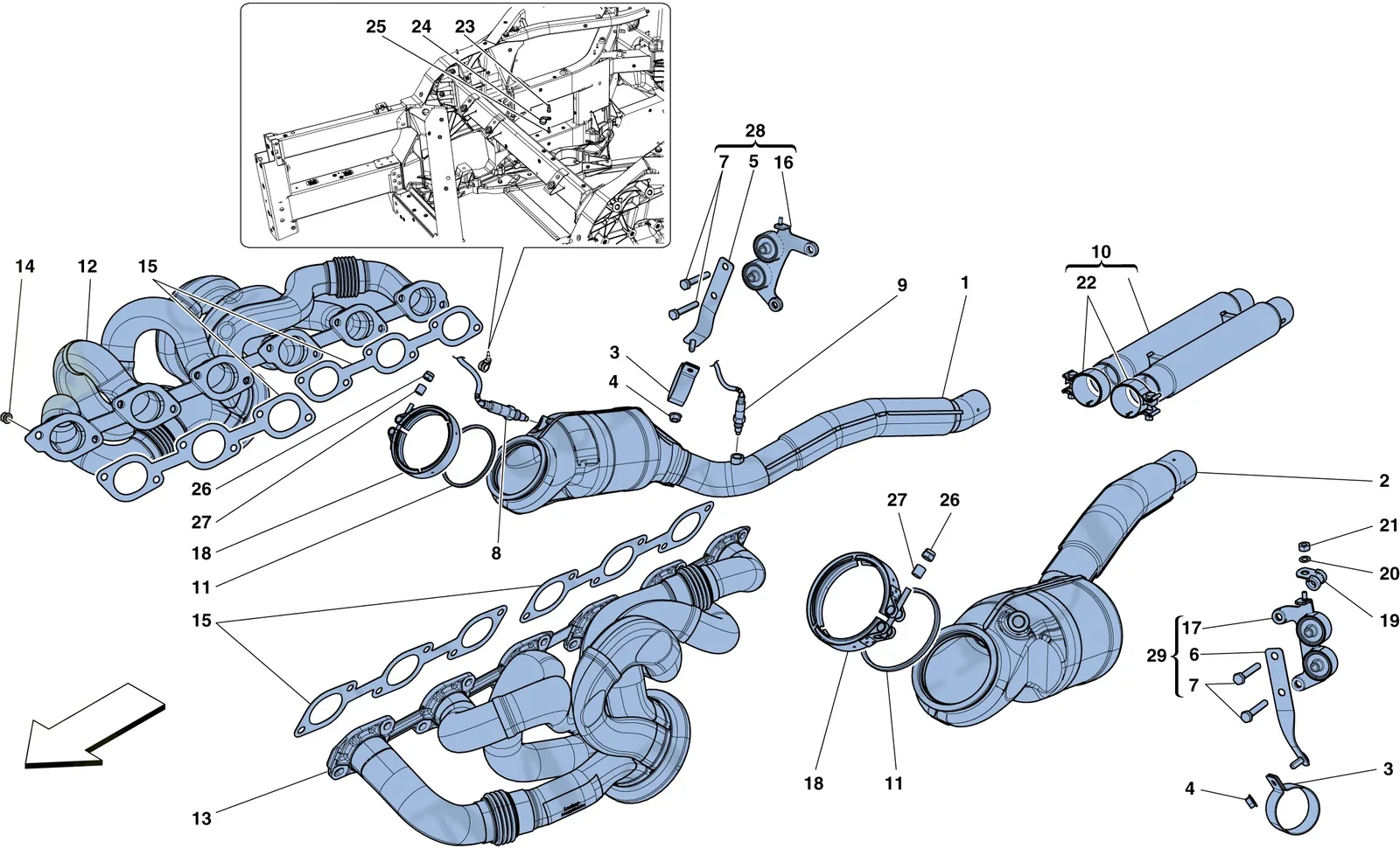 Pre-Catalytic Converters And Catalytic Converters