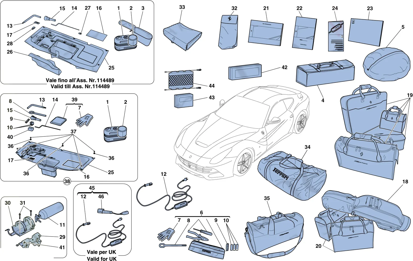 Tools And Accessories Provided With Vehicle