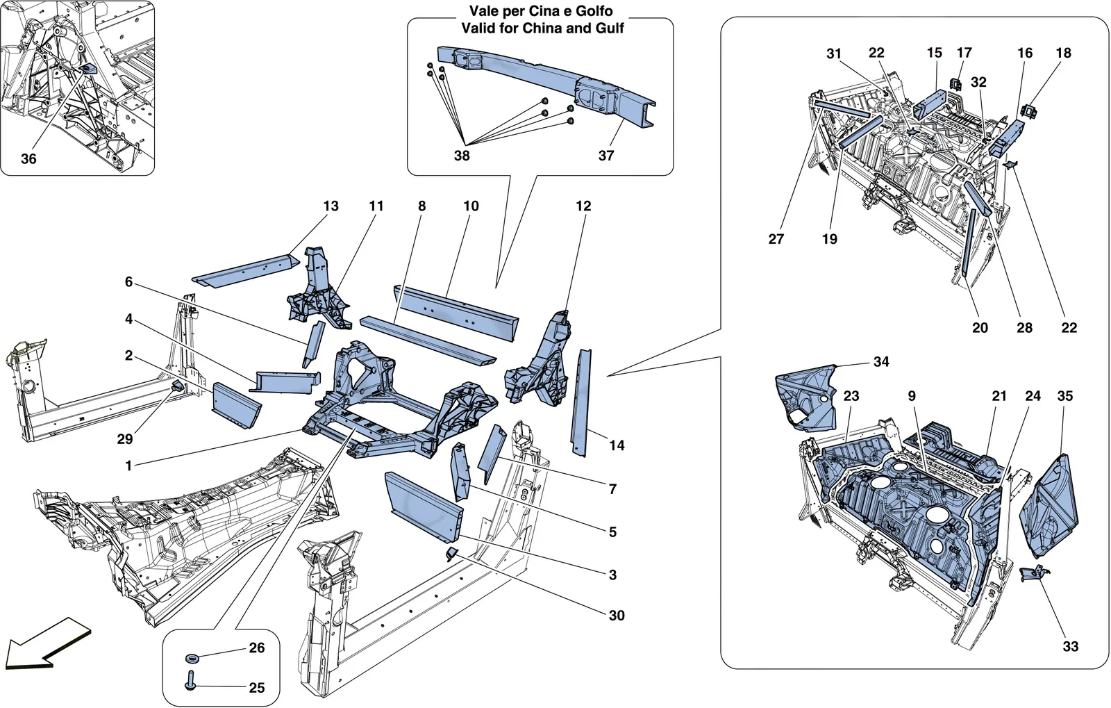 Structures And Elements, Rear Of Vehicle
