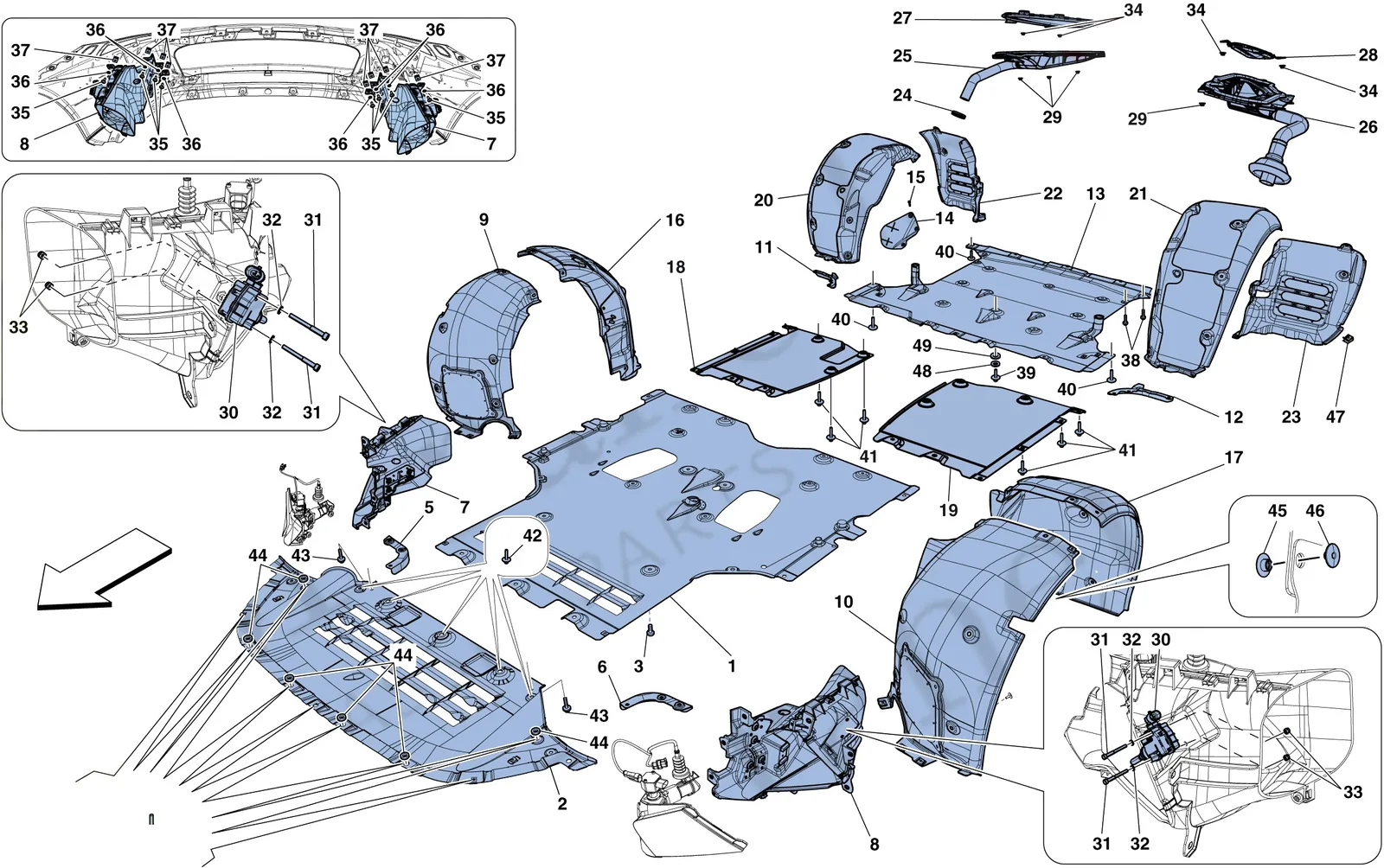 Flat Undertray And Wheelhouses