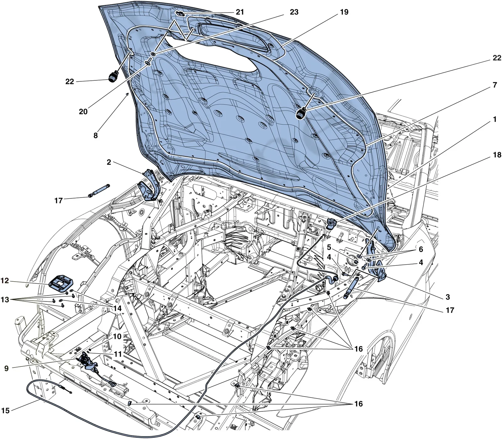 Front Lid And Opening Mechanism