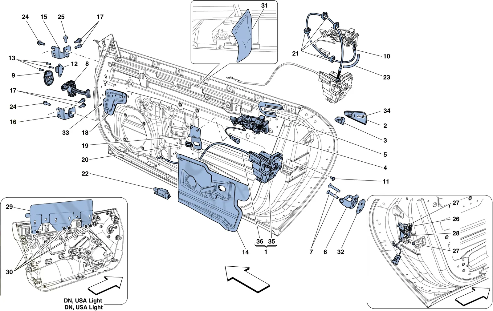 Doors - Opening Mechanism And Hinges