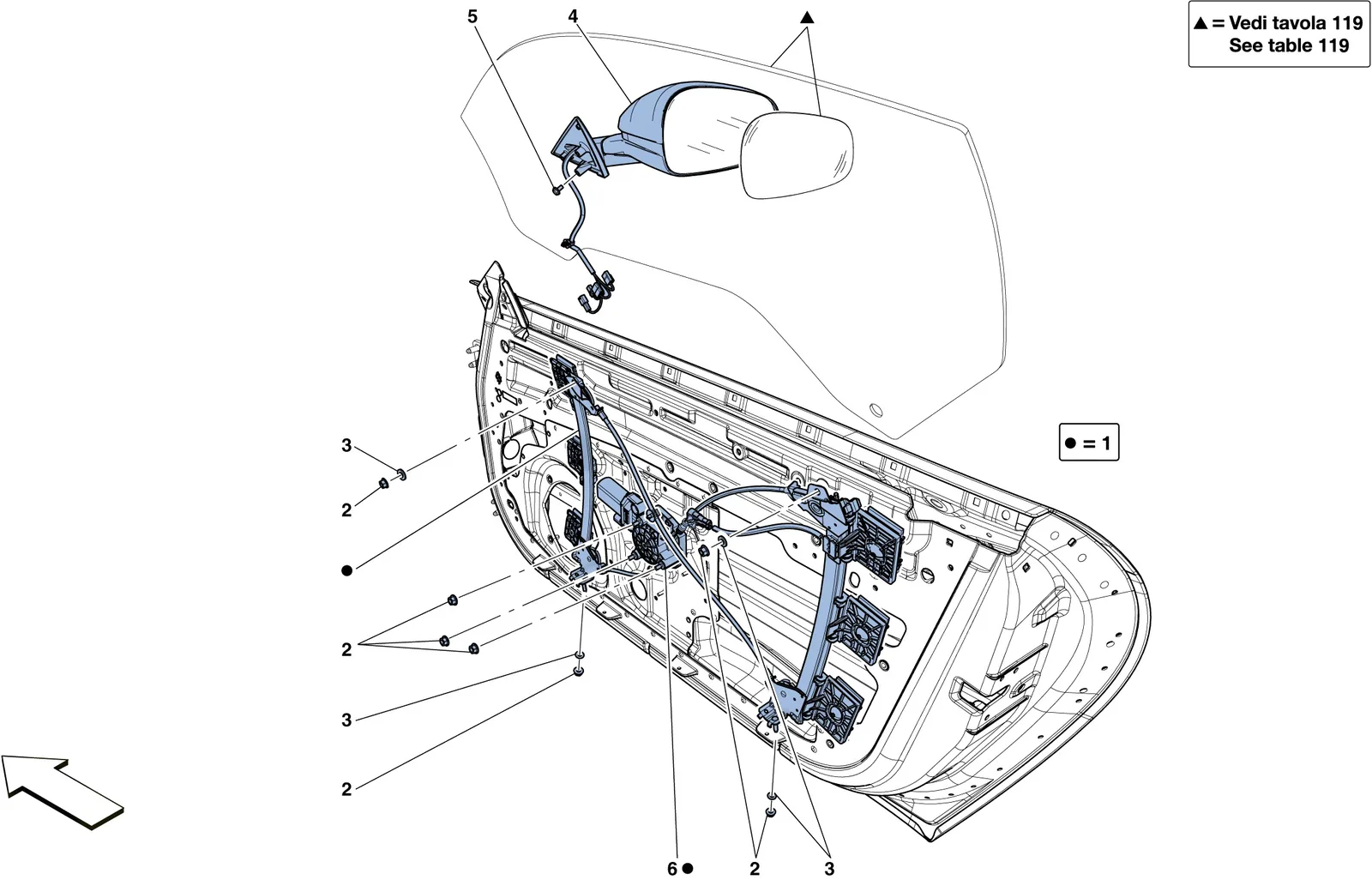 Doors - Power Windows And Rear-View Mirror