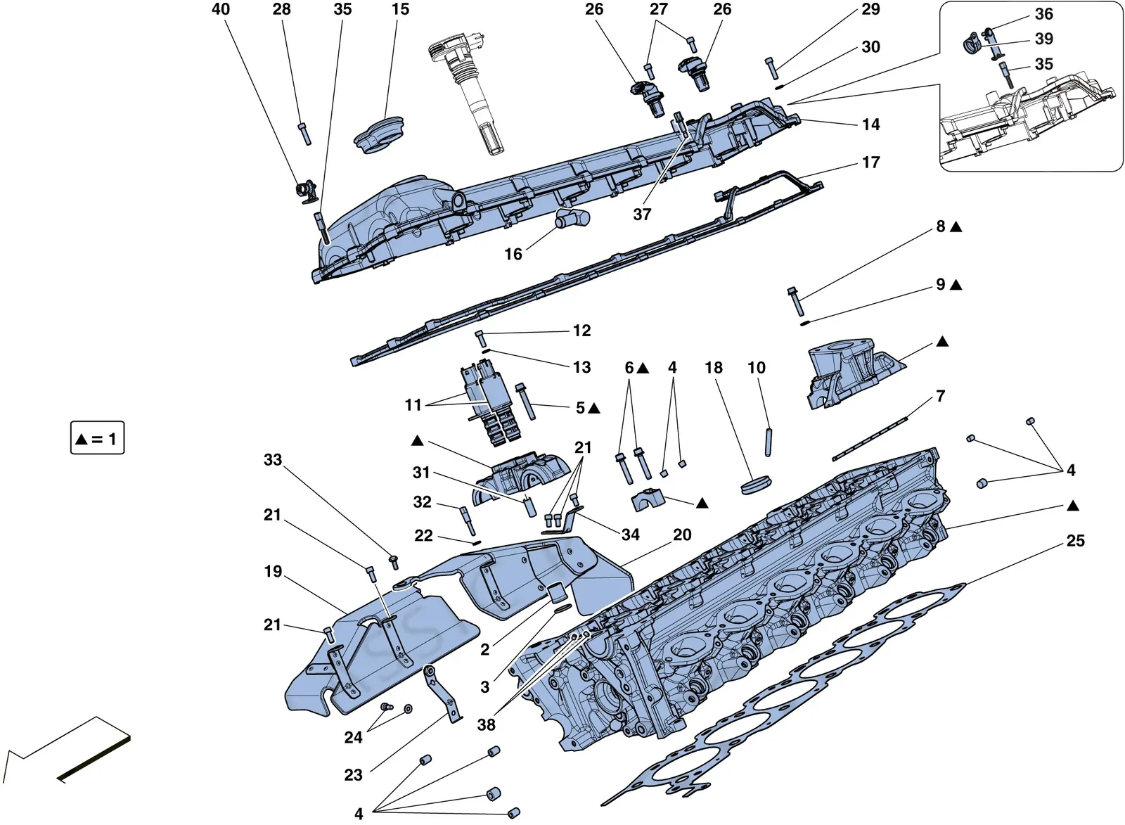 Right Hand Cylinder Head
