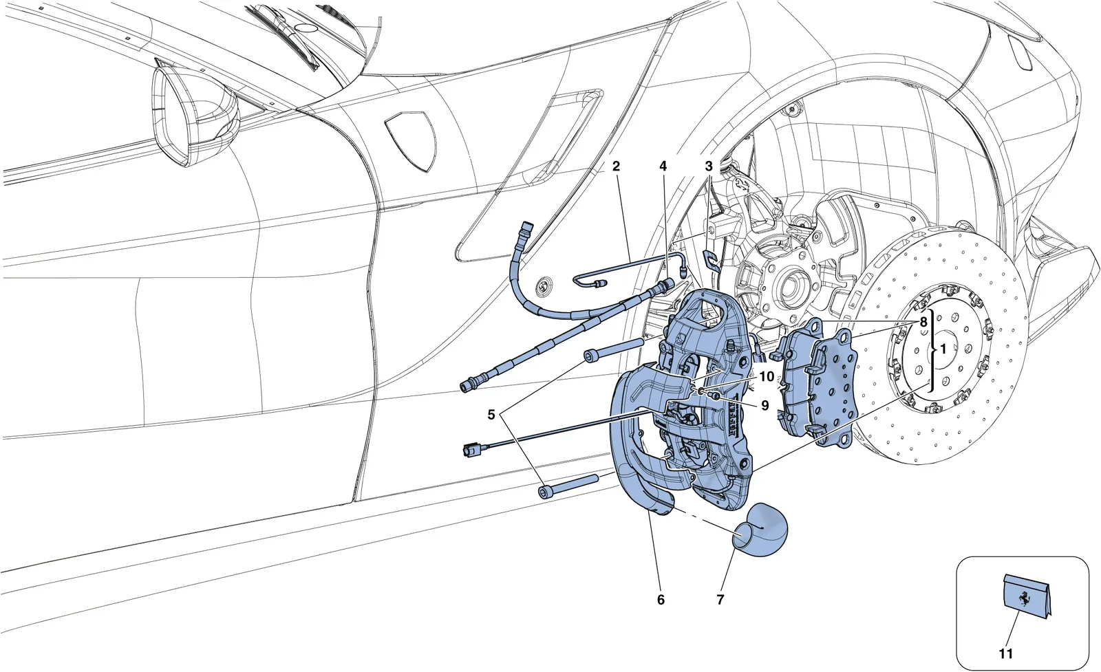 Front Brake Callipers