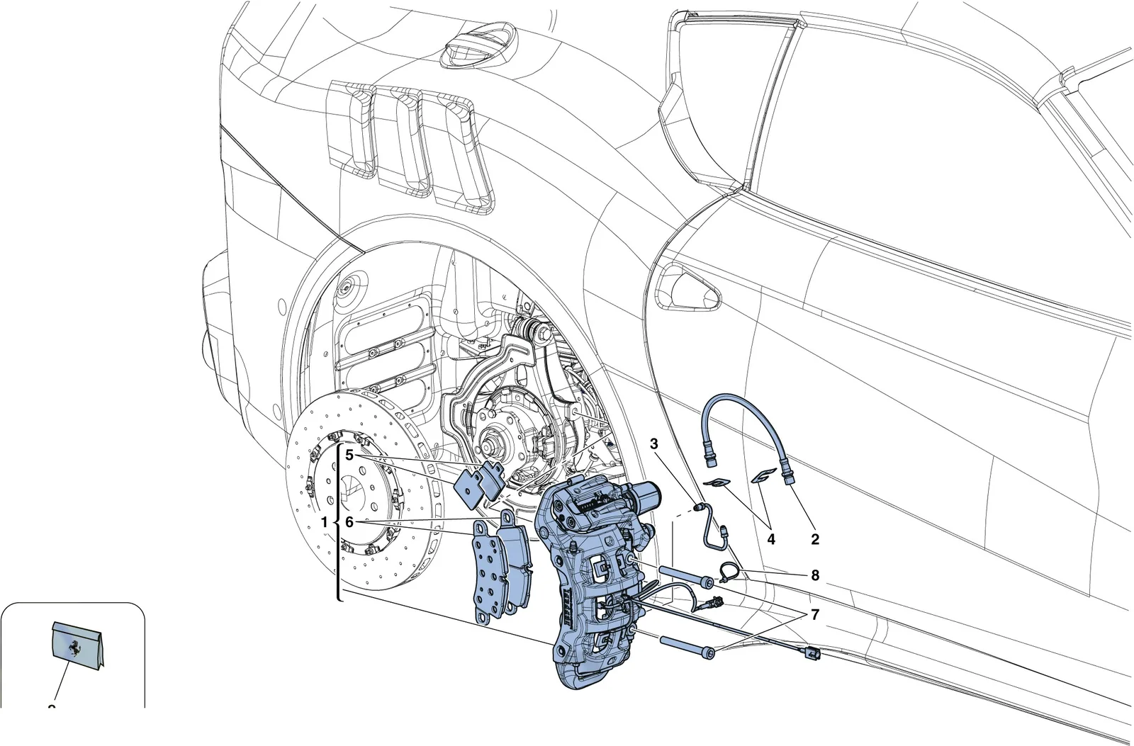 Rear Brake Callipers