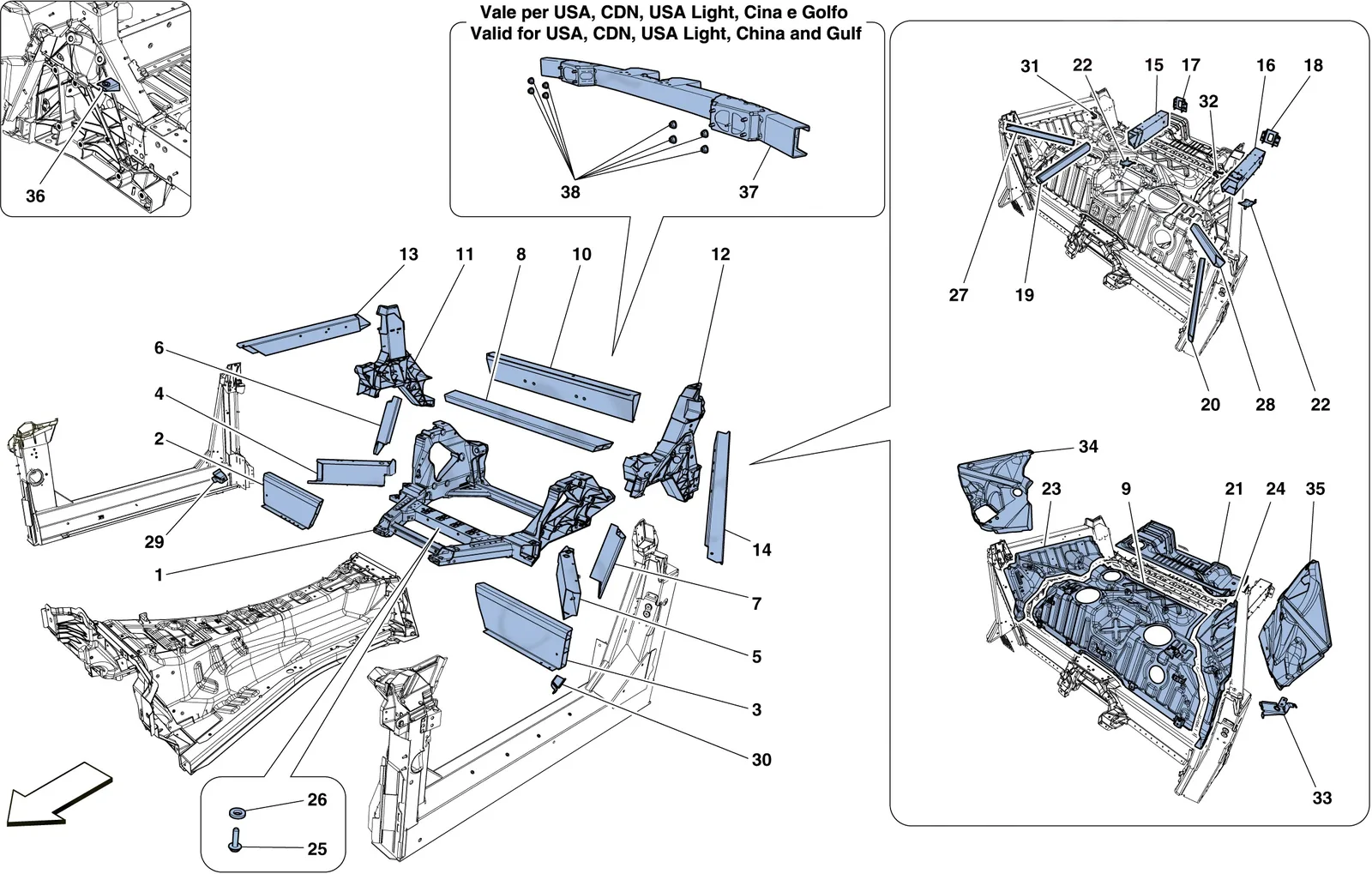 Structures And Elements, Rear Of Vehicle