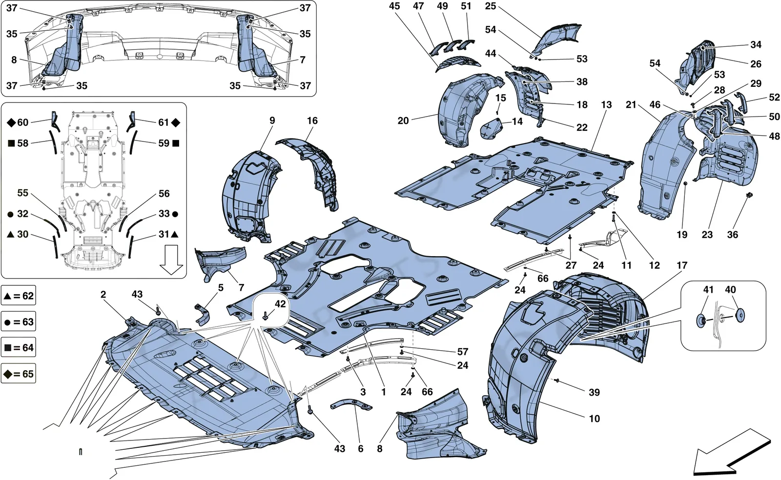 Flat Undertray And Wheelhouses