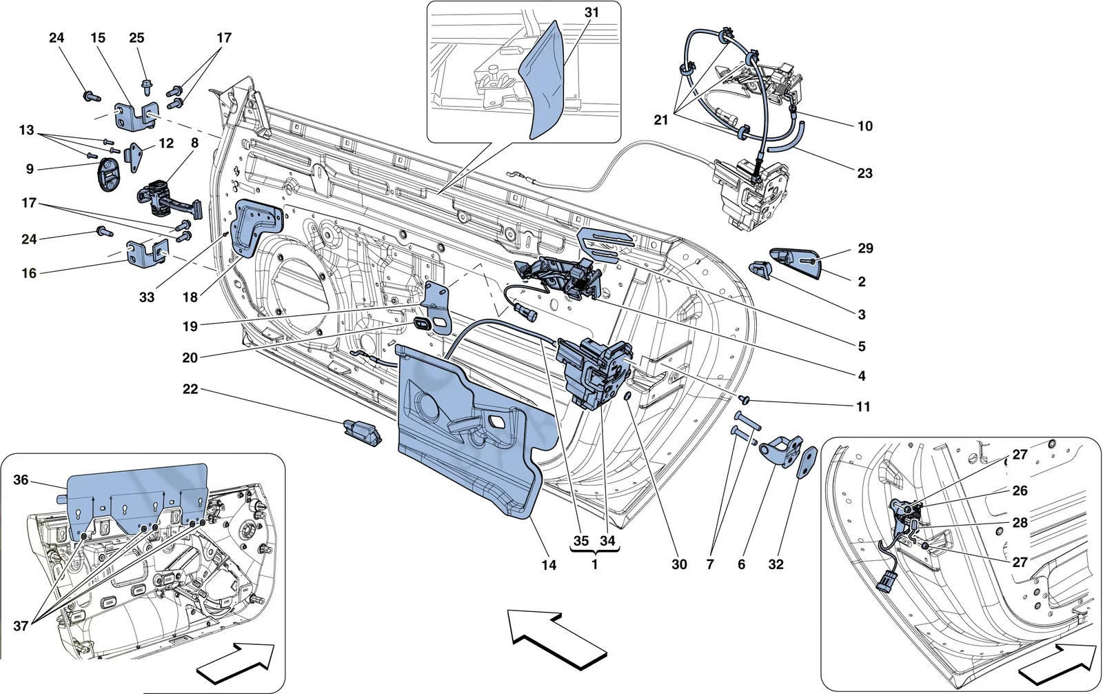 Doors - Opening Mechanisms And Hinges