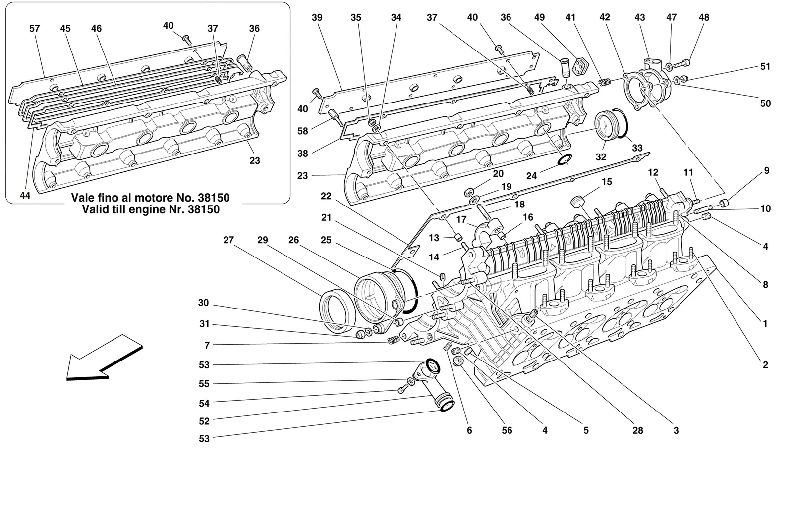 R.H. Cylinder Head
