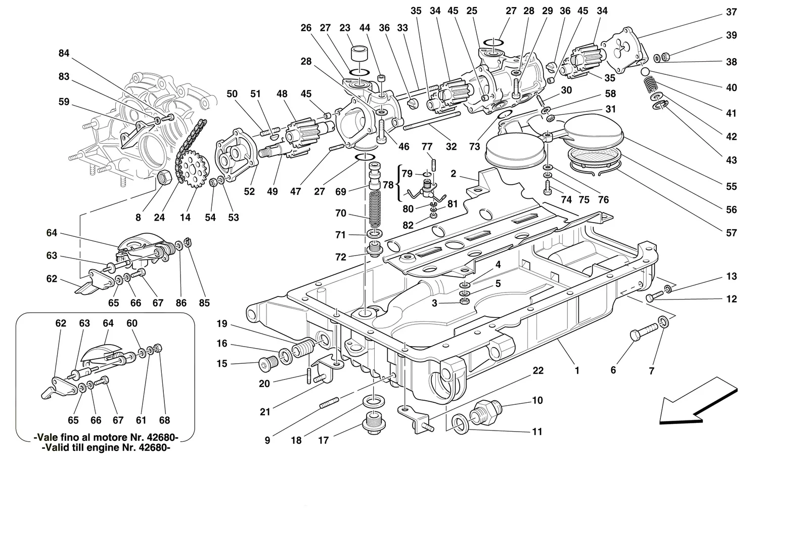 Pumps And Oil Sump