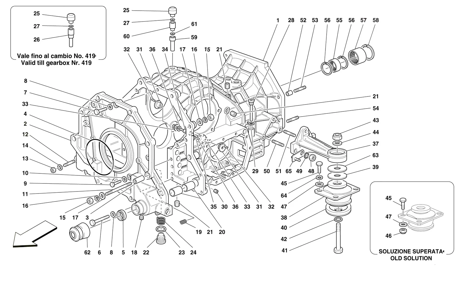 Gearbox - Differential Housing And Intermediate Casing
