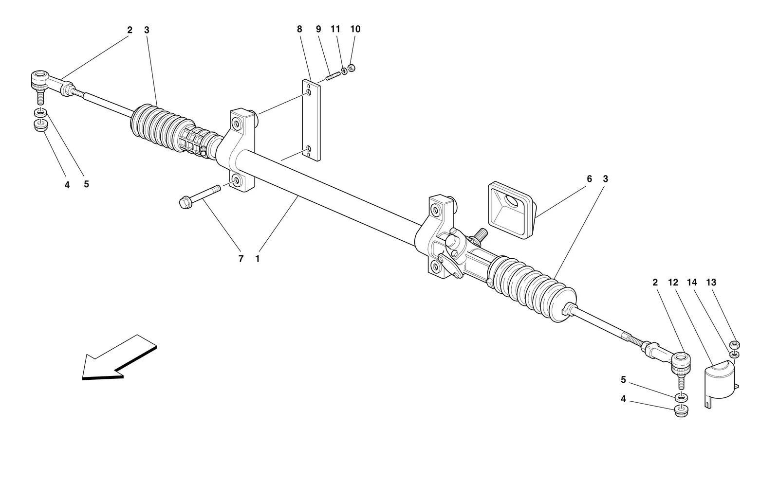Mechanical Steering Box -Valid For Mechanical Steering Box Cars-