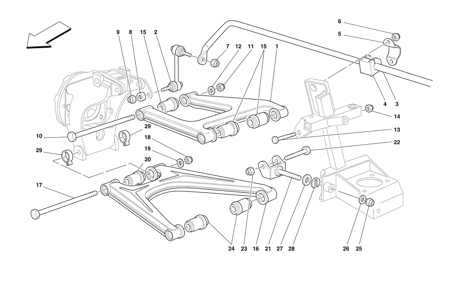 Rear Suspension - Wishbones