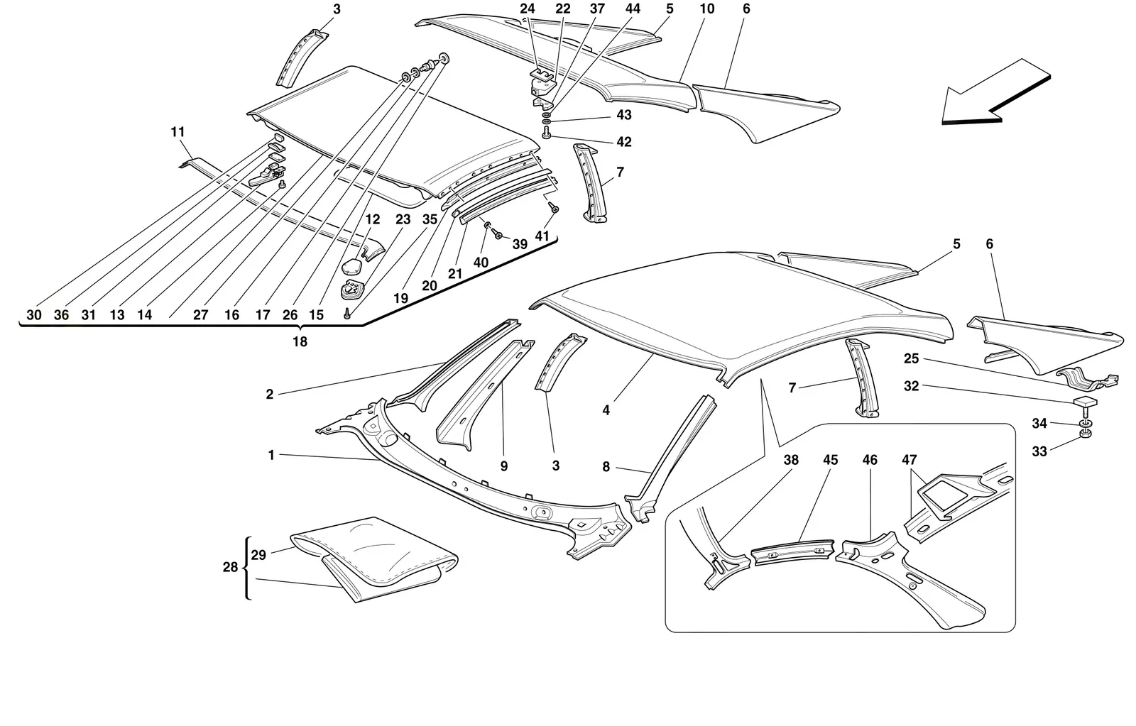 Roof - Outer Trims