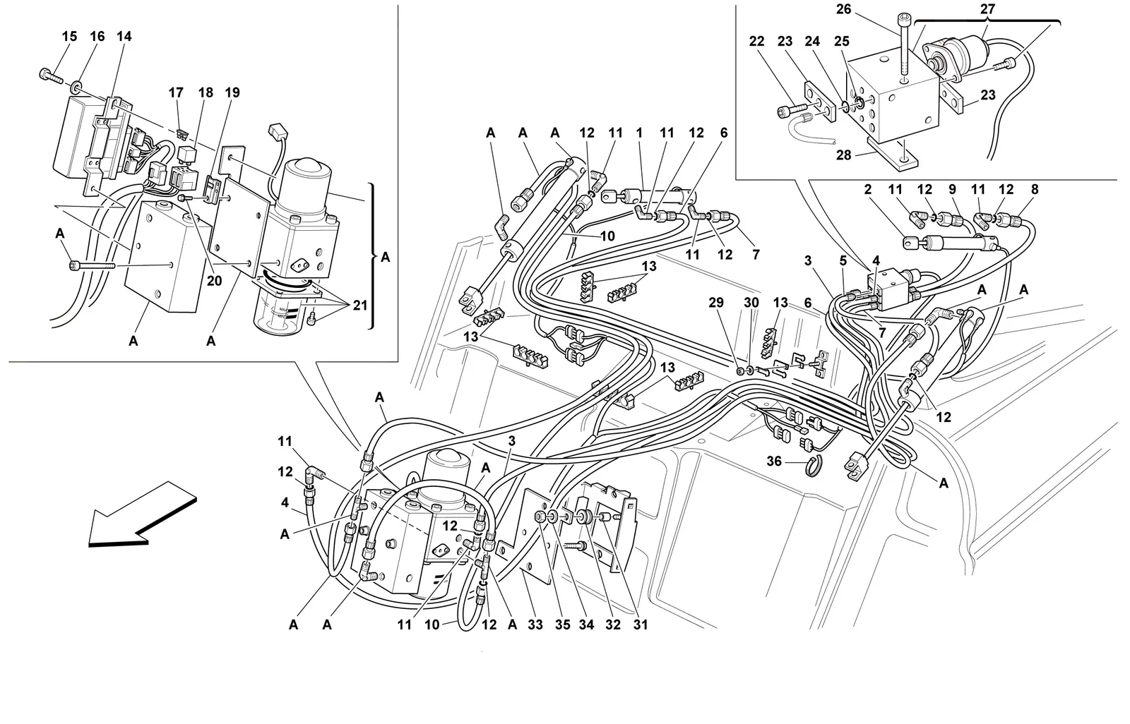 Top Hydraulic Control -Valid For Spider-